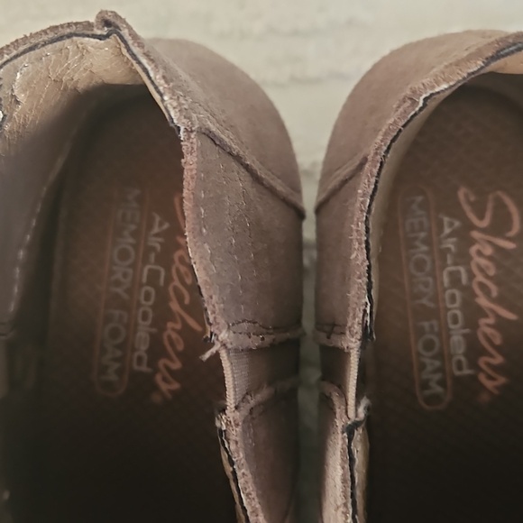 Skechers Women's Suede Ankle Booties - Taupe - Picture 6 of 6